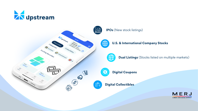 What can you trade on Upstream, a MERJ Exchange market?